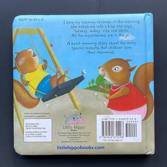 I Love My Mommy board book - Picture 2 of 5